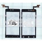 Сенсорное стекло (тачскрин) для Micromax Q370, черное, фото3