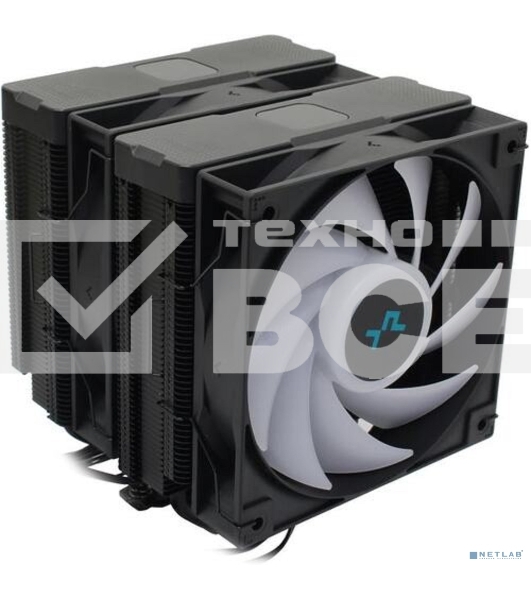 Кулер для процессора DEEPCOOL AG620 DIGITAL серебристый/черный, 120 мм, алюминий/медь, 1950 об/мин, 29.4 дБ, 4 pin, 260 Вт, 161 мм