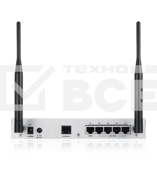 Межсетевой экран Zyxel USG FLEX 50AX, 1xWAN GE, 4xLAN/DMZ GE, Wi-Fi 6 (AX1800), 1xUSB3.0, NebulaFlex **