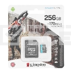 Карта памяти Kingston 256GB microSDXC Canvas Go Plus 170R A2 U3 V30 Card + ADP EAN: 740617301250, фото2