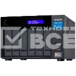 Сетевое хранилище без дисков SMB QNAP TVS-672XT-i3-8G 6-Bay NAS, Intel Core i3-8100T 4-core 3.1 GHz Processor, 8GB DDR4 RAM (max 32GB RAM), 6x 2.5
