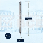 Ручка шариковая Waterman Hemisphere (CWS0920470) Steel CT M син. черн. подар.кор., фото4
