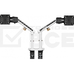 Кронштейн для мониторов Ultramounts UM727W белый 17'-32' макс.9кг крепление к столешнице поворот и наклон, фото16