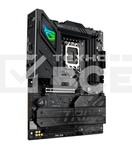 Материнская плата ASUS ROG STRIX B860-F GAMING WIFI, LGA 1851, Intel B860, 4xDDR5, 4xSATA, 4xM.2, 1xPCIe 5.0 x16, 1xPCIe 4.0 x16, 1xDP, 1xHDMI, 1x 2.5Gb LAN, 1xUSB 20Gbps, 1xUSB 10Gbps, 6xUSB-A 5Gbps, 2xUSB 2.0, 3x3.5 мм, 7.1, ATX