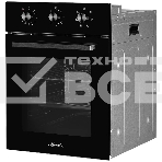 Встраиваемый духовой шкаф Monsher MOE 4563 Noir, электрический, High-Tech, объем 50 л, конвекция, гриль, 3 стекла в дверце, съемные стекла, съемная дверца, телескопические направляющие, черный, фото7