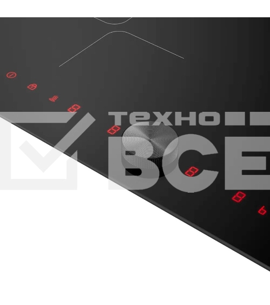 Индукционная варочная панель Kuppersberg ICI 608 High-Tech, индукция, 9 уровней мощности, inverter, таймер, пауза, Booster, автоматическое отключение, сенсорное управление/Magnet Pad, 3 авто программы, индикация остаточного тепла, черный