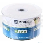 Диск CD-R MyMedia 700Mb 52x Pack wrap (50шт) Printable (69206), фото 1