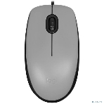 Мышь проводная Logitech M110 серый, 1000 dpi, USB, кнопки - 3, фото7