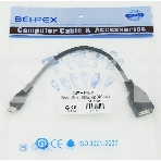 Кабель USB Behpex OTG USB(f)/MicroUSB (0.2м), фото 1