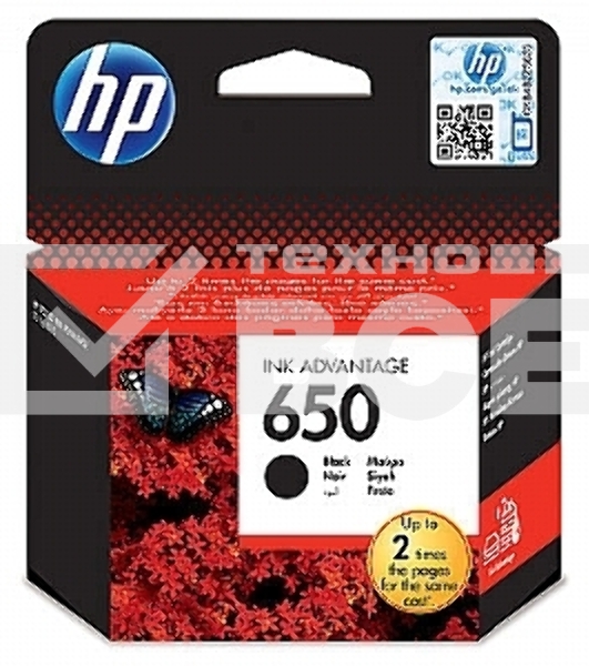 Картридж струйный HP 650 CZ101AE черный для HP DJ IA 2515