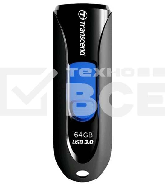 Флэш Диск Transcend USB Drive 64Gb JetFlash 790 TS64GJF790K {USB 3.0}