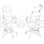 Кресло руководителя Бюрократ _JONS/BEIGE бежевый, кожа, крестовина алюминий, фото6