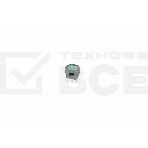 Выключатель клавишный круглый 250V 3А (3с) ON-OFF зеленый с подсветкой Micro Rexant, фото 1