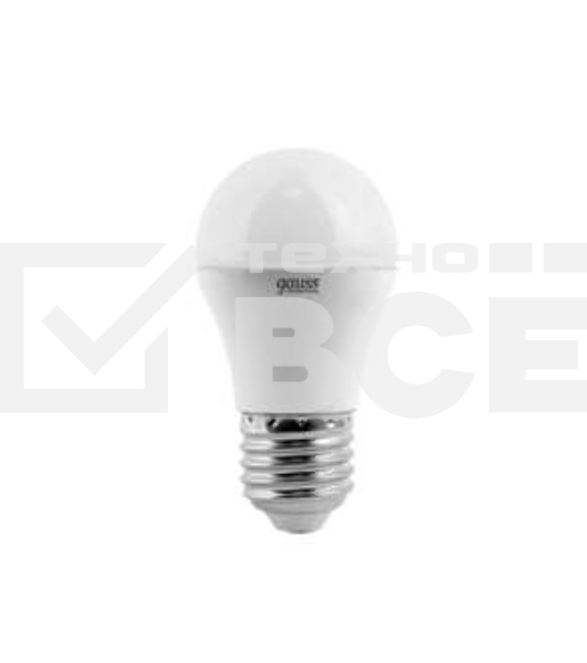 Лампа GAUSS LED Elementary Globe 6W E27 2700K Арт.LD53216