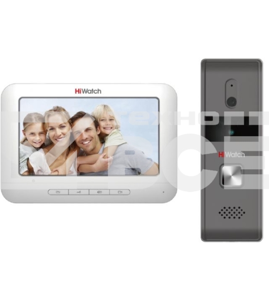 Видеодомофон Hikvision DS-D100KF белый