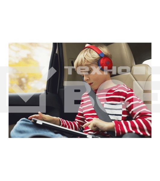 Наушники детские JBL JR 310BT (накладные), красный