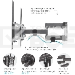 Кронштейн для телевизора Kromax PIXIS-L-2 черный 26