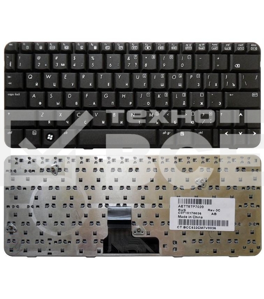 Клавиатура для ноутбука HP PavilionTX1000 TX2000 TX2100 TX2500 черная