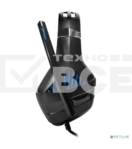 Гарнитура проводная игровая CROWN CMGH-2001 Black&blue