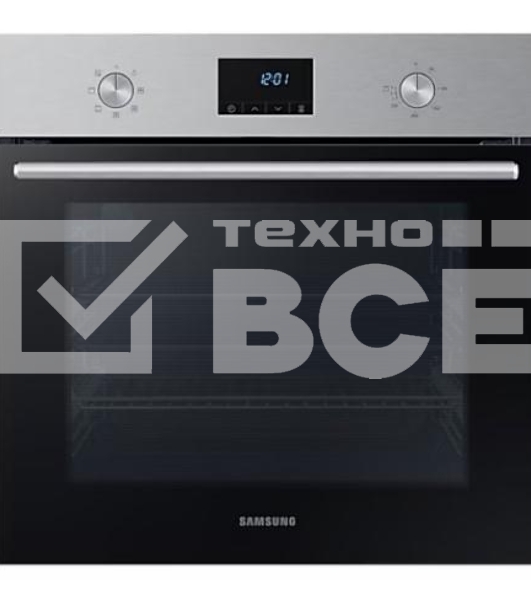 Встраиваемый духовой шкаф электрический Samsung NV68A1145CS/WT нержавеющая сталь