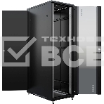 Шкаф серверный NTSS Премиум (NTSS-R42U80100GS-BL) напольный 42U 800x1000мм пер.дв.стекл металл 900кг черный 910мм 160кг 1987мм IP20 сталь, фото4