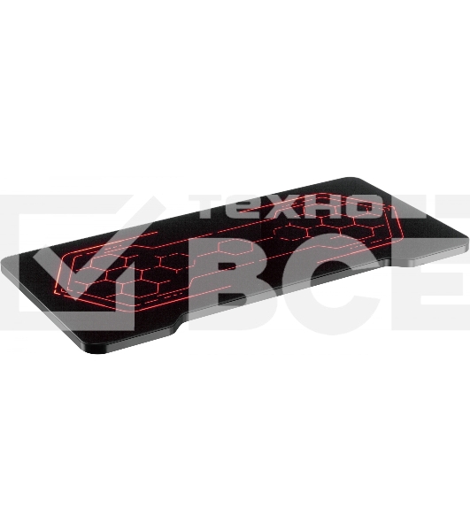 Столешница Cactus CS-DT-RGb-HEX 120x60x2.8 см черный