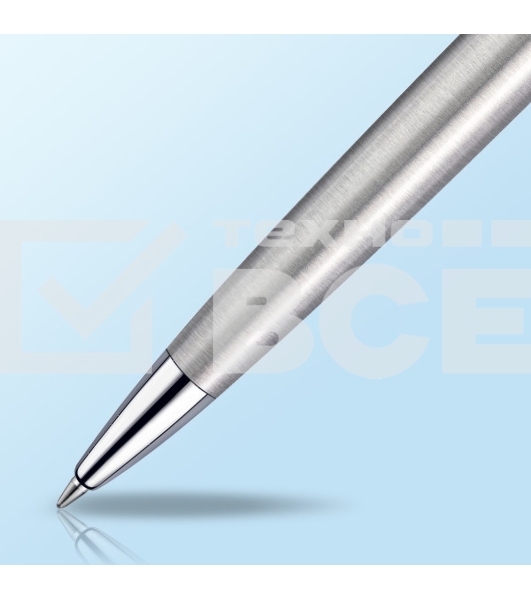 Ручка шариковая Waterman Hemisphere (CWS0920470) Steel CT M син. черн. подар.кор.