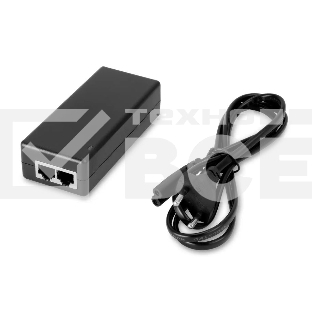 PoE-инжектор Gigabit Ethernet на 1 порт, мощностью до 30W. Совместим с оборудованием PoE IEEE 802.3af/at. Мощность PoE на порт - до 30W. Напряжение PoE - 48V(конт. 4,5(+), 7,8(-)). Порты: вх. - 1 x RJ45(10/100/1000 Base-T), вых. 1 x RJ45(10/100/1000 Base-T, PoE 48V). Питание: AC100-240V. Размеры (ШхВхГ): 50x30x105мм. Рабочая температура : -10...+55 гр. С.