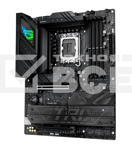 Материнская плата ASUS ROG STRIX B860-F GAMING WIFI, LGA 1851, Intel B860, 4xDDR5, 4xSATA, 4xM.2, 1xPCIe 5.0 x16, 1xPCIe 4.0 x16, 1xDP, 1xHDMI, 1x 2.5Gb LAN, 1xUSB 20Gbps, 1xUSB 10Gbps, 6xUSB-A 5Gbps, 2xUSB 2.0, 3x3.5 мм, 7.1, ATX