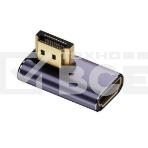 Переходник HDMI угловой  папа-мама вправо, фото 1