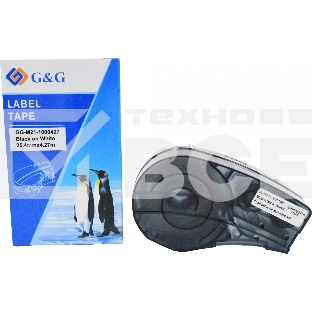 Картридж ленточный G&G GG-M21-1000427 черный на белом 25.4x4.27 для Brady BMP21-PLUS, BMP21, BMP21-LAB