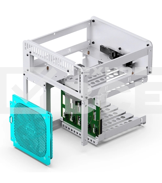 Корпус без блока питания Case JONSBO N2, Mini-Tower, 1x120mm, 1xUSB-A 3.0 + 1xUSB-C 3.2, SFX PSU Support, mITX White