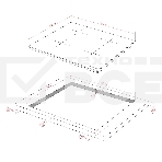 Индукционная варочная панель Kuppersberg ICI 608 High-Tech, индукция, 9 уровней мощности, inverter, таймер, пауза, Booster, автоматическое отключение, сенсорное управление/Magnet Pad, 3 авто программы, индикация остаточного тепла, черный, фото 1