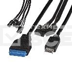 Компьютерный корпус Miditower ExeGate XP-334UC-UNS400 (ATX, БП UNS400 с вент. 12см, 1хUSB/1хUSB 3.0/1хTypeC, аудио, черный), фото4