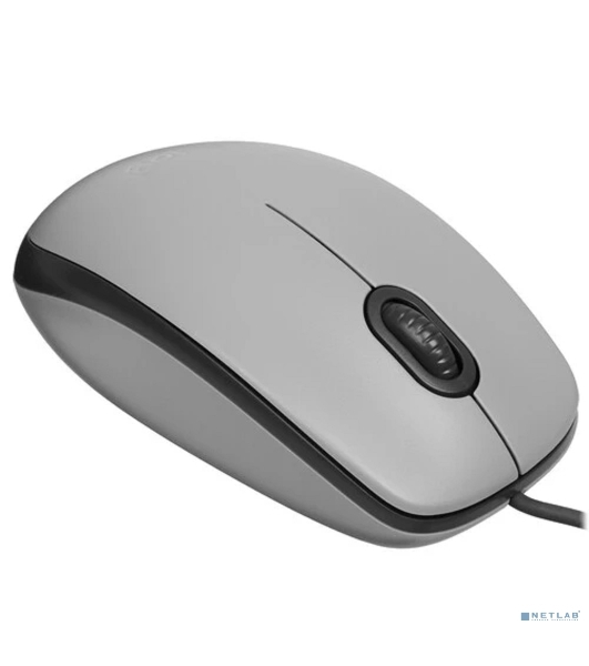 Мышь проводная Logitech M110 серый, 1000 dpi, USB, кнопки - 3