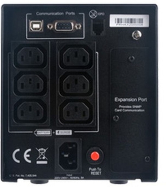 Источник бесперебойного питания CyberPower PR750ELCD 750 ВА/675 Вт/USB/RJ-11/RJ-45/6 x IEC 320 C13 (компьютерная)