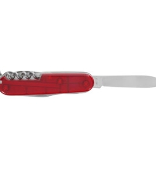 Нож перочинный Victorinox Huntsman (1.3713.T) 91мм 15функций красный полупрозначный карт.коробка