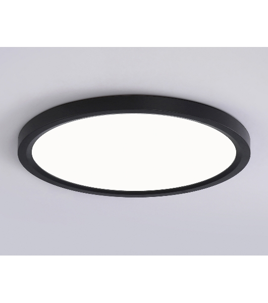Светильник светодиодный ультратонкий Ambrella light FZ1908 BK черный IP54 35W 3000K-6500K CCT-переключатель D450*25 (Без ПДУ)
