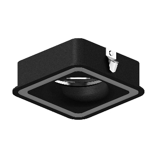 Насадка для корпуса светильника N7716 SBK черный песок 70*70mm H26mm Out2mm MR16