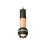 Светильник Ambrella XP1102040 SBK/PPG черный песок/золото розовое полированное MR16 GU5.3 LED 3W 4200K, фото 1