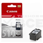 Картридж струйный PG-510Bk (2970B007) черный (220 стр.) для Canon PIXMA MP240, 260, 480, MX320, 330, фото 1