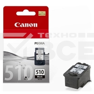 Картридж струйный PG-510Bk (2970B007) черный (220 стр.) для Canon PIXMA MP240, 260, 480, MX320, 330