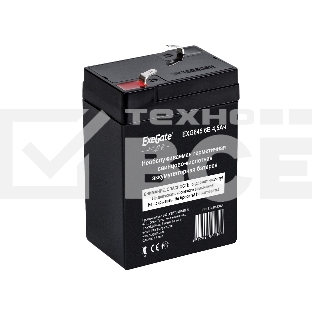 Батарея ExeGate EP234535RUS DT 6045/EXG645 (6V 4.5Ah) клеммы F1