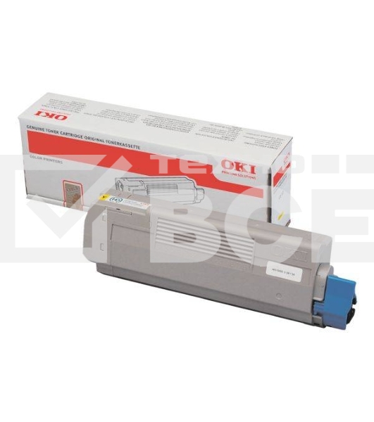 Картридж лазерный Oki C532/C542/MC573/MC563 желтый 1.5K