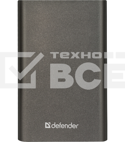 Внешний аккумулятор Defender Extralife 8000mAh 1USB, Li-pol ,5V,2.1A, серый