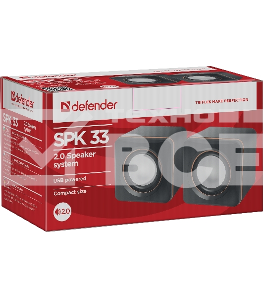 Колонки Defender SPK 33 (2.0 ,5 Вт, питание от USB)