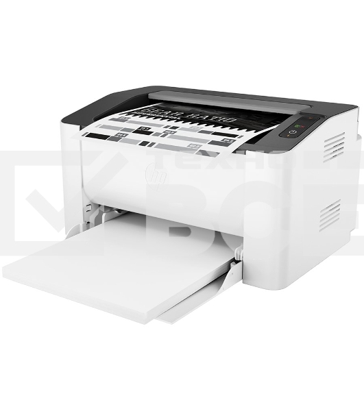 Принтер лазерный HP LaserJet Pro 107a RU (4ZB77A), A4, ч/б, печ. 20 стр/мин, 1200х1200 dpi, USB