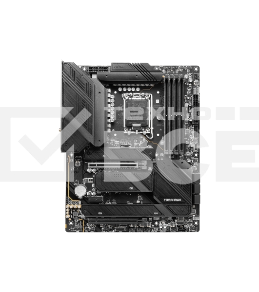 Материнская плата MSI MAG Z790 TOMAHAWK WIFI, LGA 1700, Intel Z790, 4xDDR5, 7xSATA, 4xM.2, 1xPCIe 4.0 x4, 1xPCIe 5.0 x16, 1xHDMI, 1xDP, 1x2.5Gb LAN, 4xUSB-A 3.2 Gen 1, 4xUSB-A 3.2 Gen 2, 1xUSB-C 3.2 Gen 2, 1xUSB-C 3.2 Gen 2x2, 5x3.5 мм, 7.1, Standard-ATX