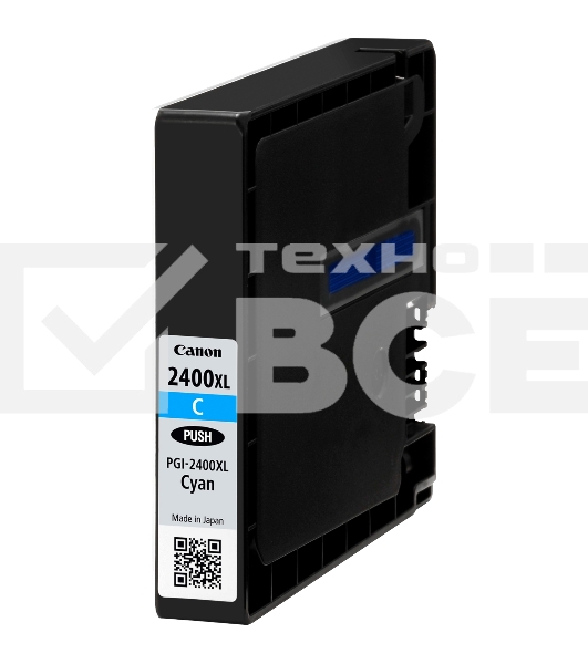 Картридж струйный CANON PGI-2400XL голубой, 1500 стр., для MAXIFY iB4040/МВ5040/МВ5340