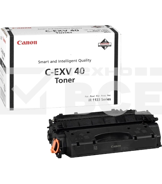 Картридж лазерный CANON C-EXV40 TONER BK EURC-EXV40 3480B006 черный (6000стр.) для Canon iR1133/1133A/1133iF